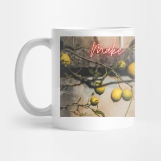 Make Lemonade - a colourful, optimistic, inspring design Mug